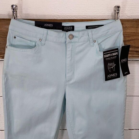 $89 Jones New York  Sea Green Jeans Sculpt and Shape N - Picture 1 of 8